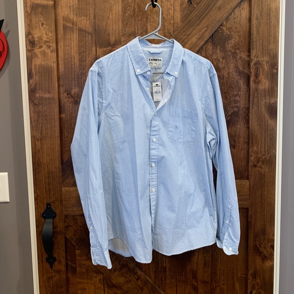 Express men’s floral dress shirt
